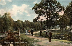 Oakland Park - Entrance Postcard