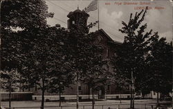 Frye Grammar School Lewiston, ME Postcard Postcard