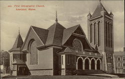 First Universalist Church Postcard