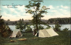 Gypsy Camp on Switzerland Road Postcard