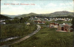 Dixfield Village and Androscoggin Valley Postcard