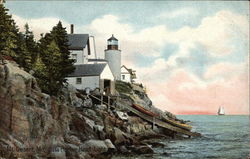 Bass Harbor Head Light Postcard