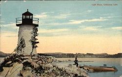 Light House on Cobbossee Lake Postcard