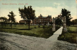 Wesleyan University Postcard