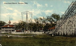 Courtland Beach Omaha, NE Postcard Postcard