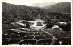 Hollywood Bowl - Seating 20,000 Postcard