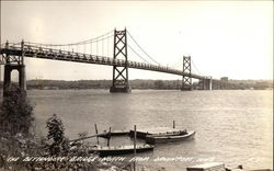 The Bettendorf Bridge North Davenport, IA Postcard Postcard