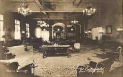 El Cortez Hotel - Main Lounge Postcard