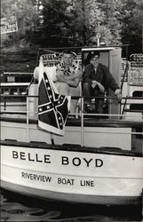 "Belle Boyd" Riverview Boat Line Riverboats Postcard Postcard