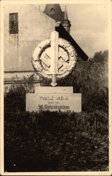 Nazi Monument Postcard