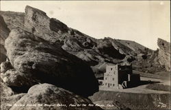 The Pueblo Among the Massive Rocks, Red Rocks Morrison, CO Postcard Postcard