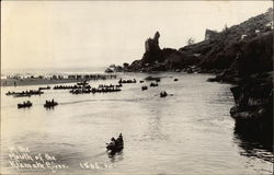 At the Mouth of the Klamath River Requa, CA Postcard Postcard