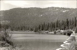 Hume Lake and Dam California Postcard Postcard