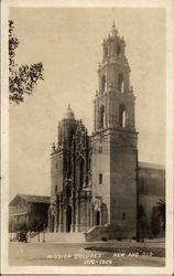 Mission Dolores - New and Old San Francisco, CA Postcard Postcard