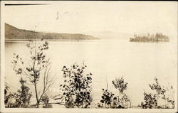 View of Lake "From Flat Rock Point" Postcard