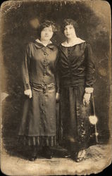 Portrait of Two Women Postcard Postcard