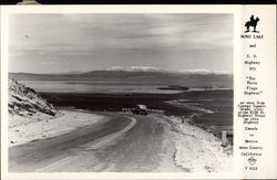 Mono Lake and U.S. Highway 395 Postcard