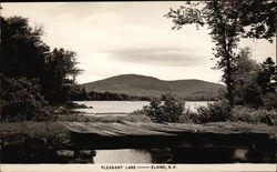 Scenic View of Pleasant Lake Postcard