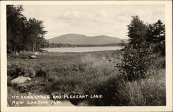 Mount Kearsarge and Pleasant Lake Postcard