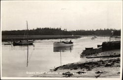 Queen Mary Arriving at Bucklers Hard Boats, Ships Postcard Postcard