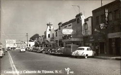 Comercios y Cabarets Tijuana, Mexico Postcard Postcard