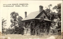 William Penn's Mansion, Fairmount Park Philadelphia, PA Postcard Postcard