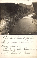 The Russian River California Postcard Postcard