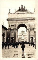 Arches of Rising and Setting Sun 1915 Panama-Pacific Exposition Postcard Postcard