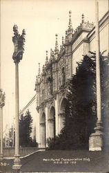 Transportation Building - Main Portal Postcard