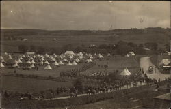 Arriving at Camp Postcard