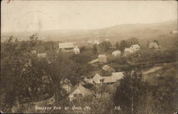 Bird's Eye View of Union, Maine Postcard Postcard