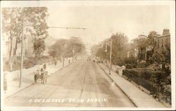 A Residence Street in City Dublin, Republic of Ireland Postcard Postcard