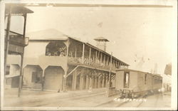 Rail Road Station Postcard