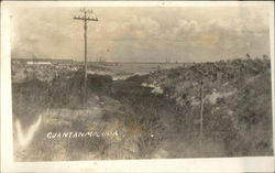 Beach Scene in Guantanamo Postcard