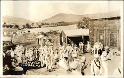 Sailors Onshore at Culebra, PR Navy Postcard Postcard