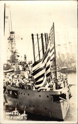 USS Wyoming Postcard