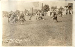 Texas Football Team in a Skirmish Postcard Postcard