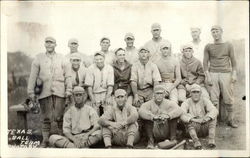 USS Texas Baseball Team Navy Postcard Postcard