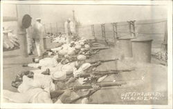 Sailors Getting Ready for Veracruz Mexico Postcard