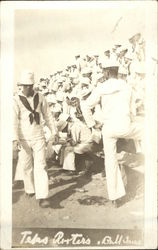 U.S.S. Texas Sailors Watching a Ball Game Navy Postcard Postcard