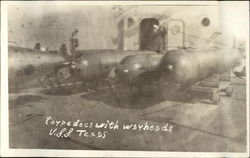 U.S.S. Texas - Torpedoes with Warheads Navy Postcard Postcard