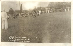 Football Game at the Old Soldiers Home Postcard