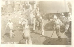 Coaling Ship Postcard