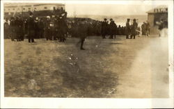 Group of People Gathered at Water Postcard Postcard