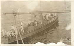 U.S.S. Texas - Steam Launch Navy Postcard Postcard