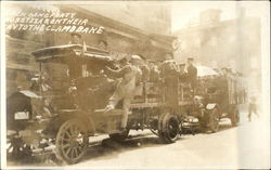 Black Gang Party, U.S.S. Texas, on Their Way to the Clambake Postcard