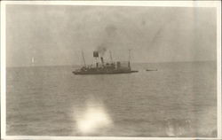 Military or Merchant Ship Postcard