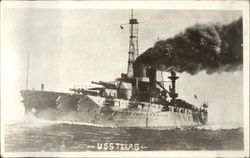 U.S.S. Texas Navy Postcard Postcard