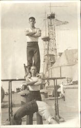 Naval Crewman Gymnastics Navy Postcard Postcard