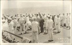 U.S.S. Texas - Loading Drill Navy Postcard Postcard